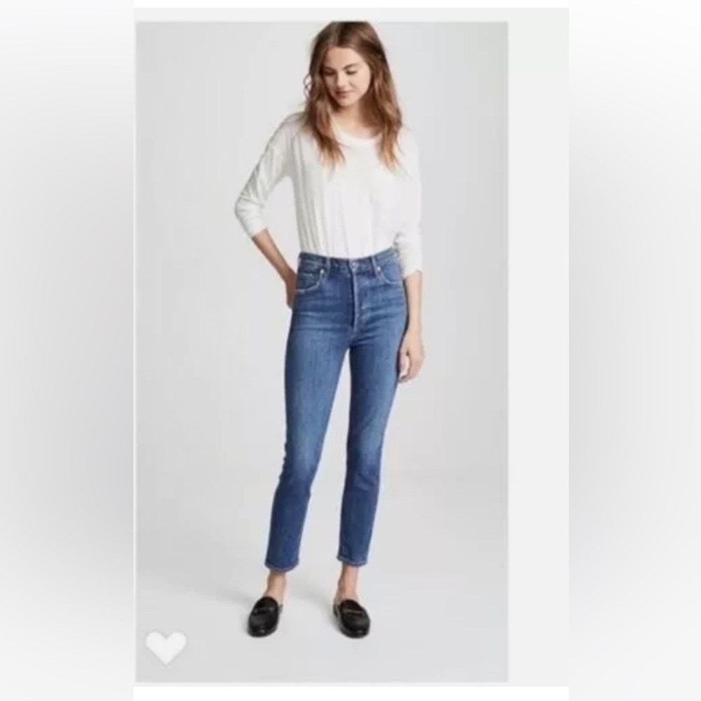 AGOLDE Nico High Rise Button Fly Jeans Size 26 Women’s